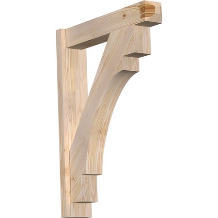 Ekena Millwork Merced Smooth Craftsman Outlooker, Douglas Fir, 5 1/2"W x 26"D x 34"H OUT06X26X34MRC04SDF